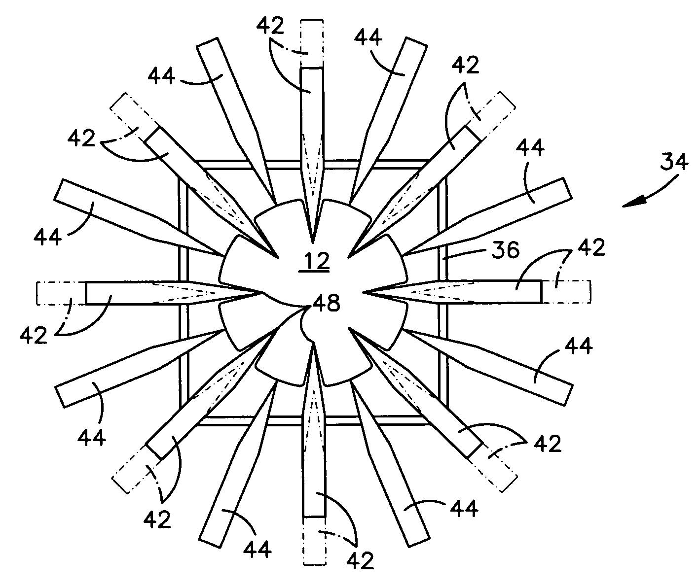 Air bag and a method of folding the air bag
