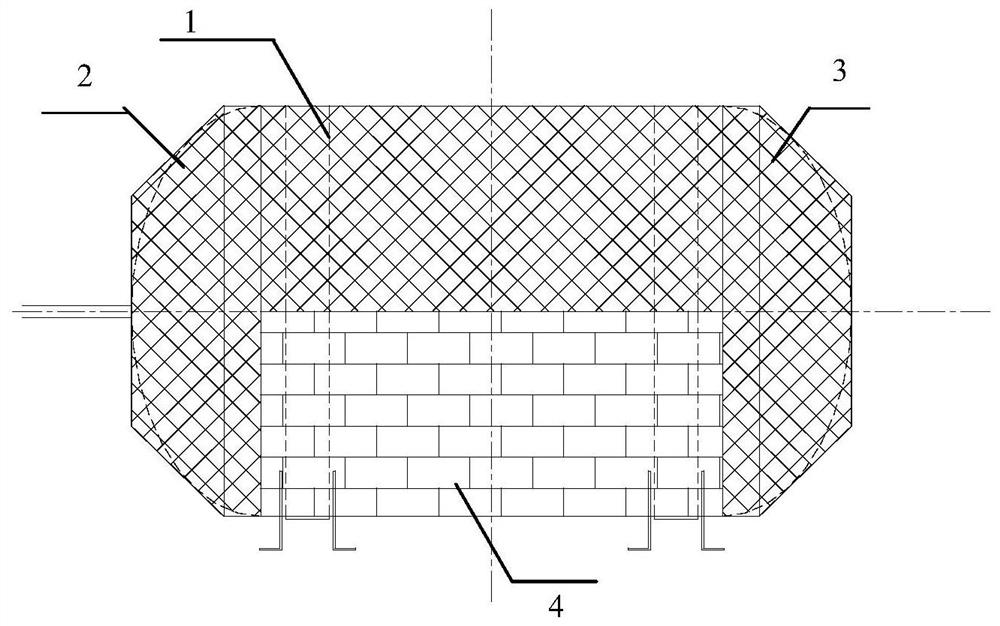 A gas cylinder heat protection structure and gas cylinder for the influence of large plume of attitude control engine