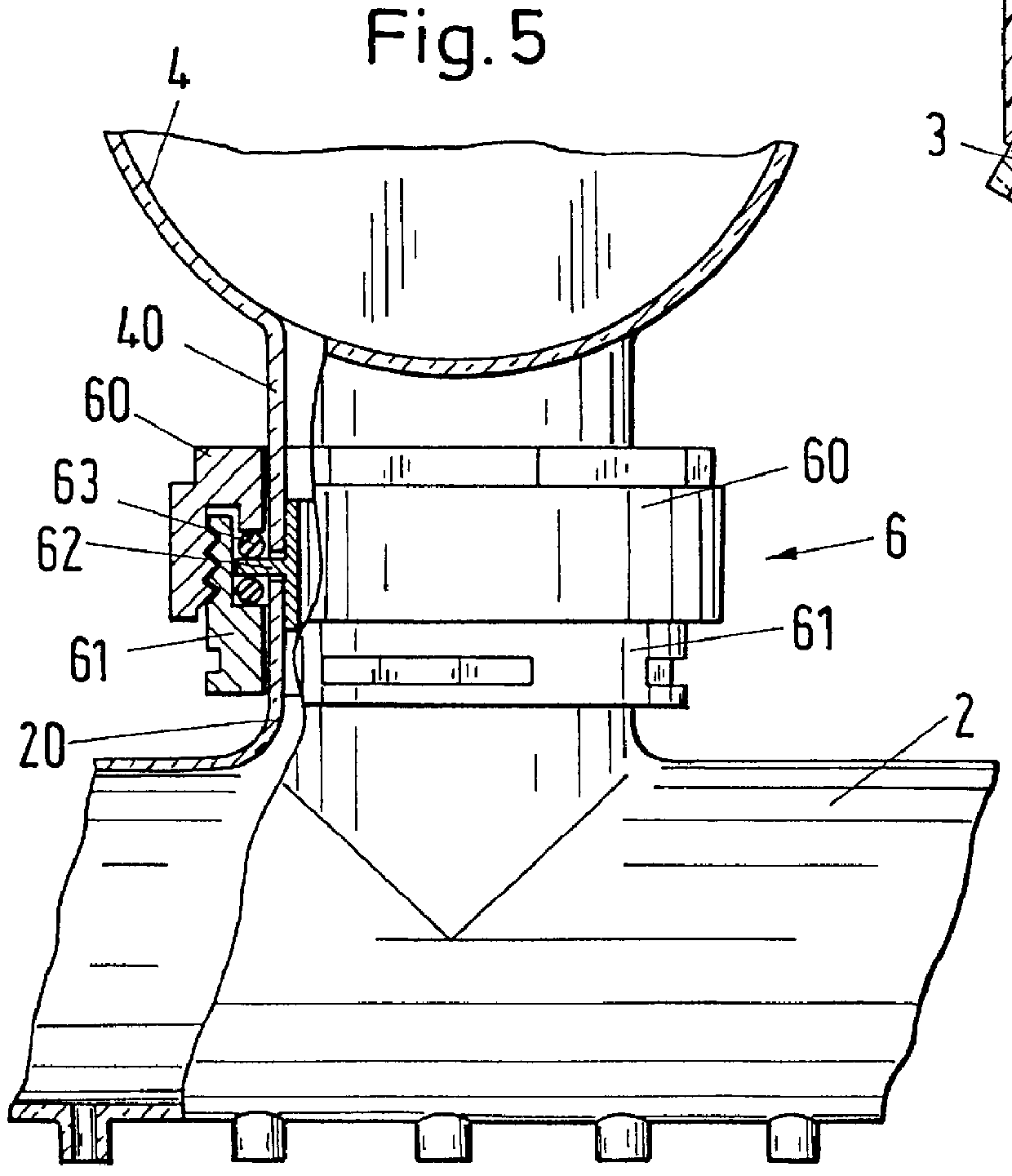Distributor device for a column