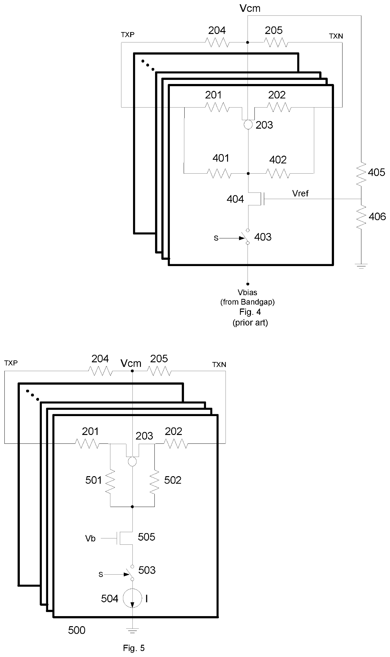 Programmable termination resistor for HDMI transmitter output