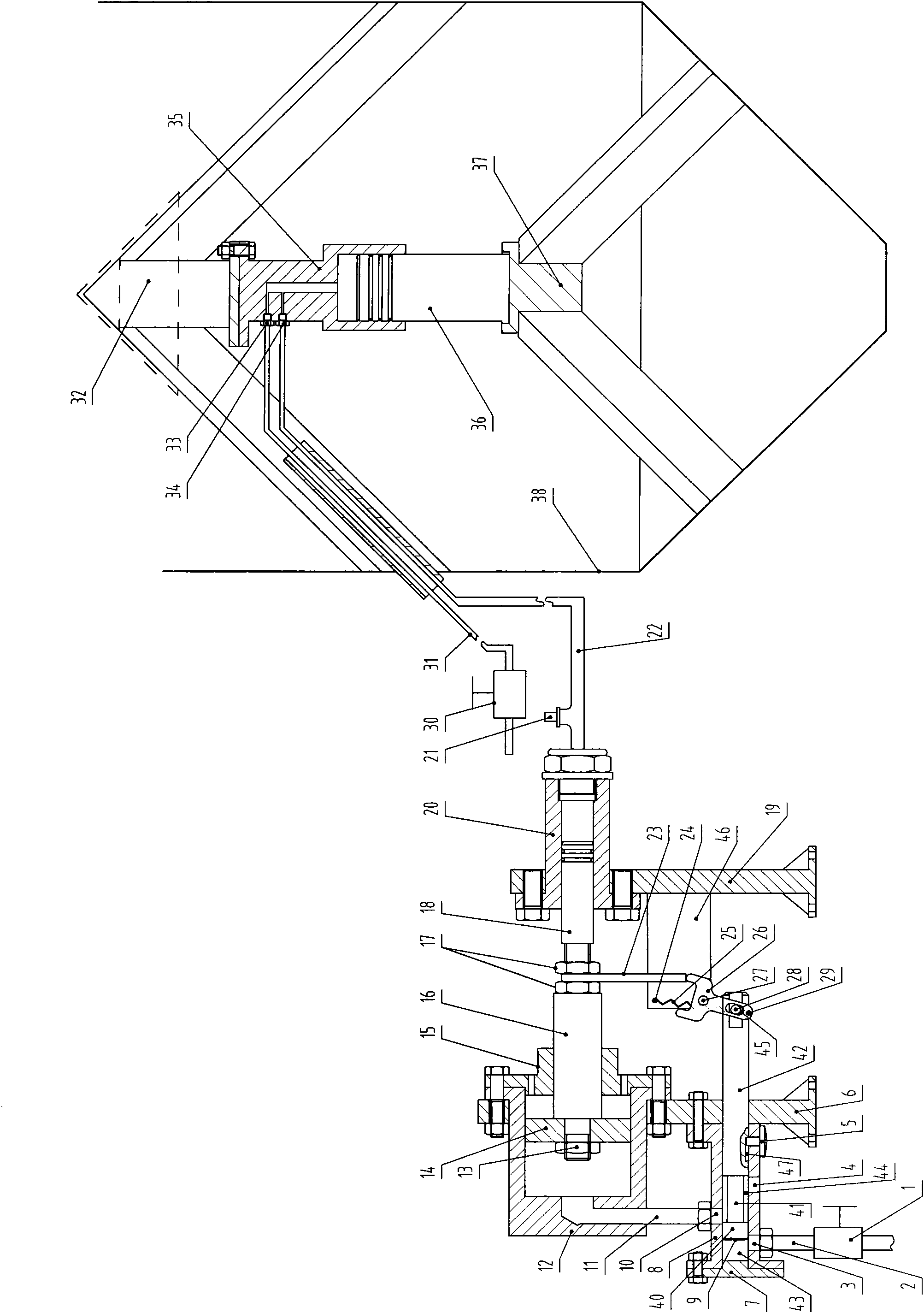 Bunker dredging system with arch breaking cap using resonance method