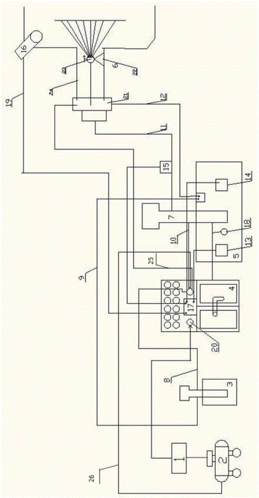 Intelligent airless open gear spray lubrication device