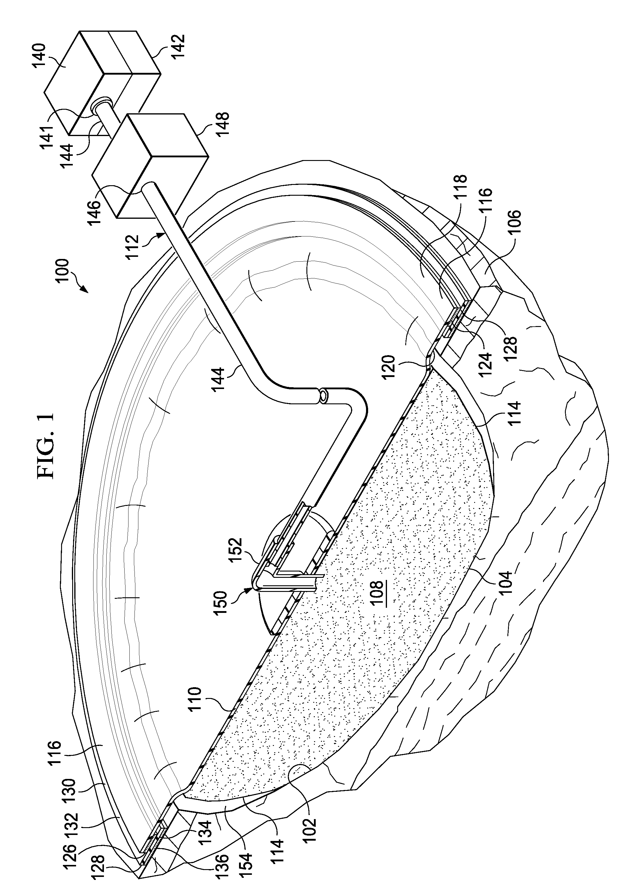 Reduced-pressure system and method employing a gasket