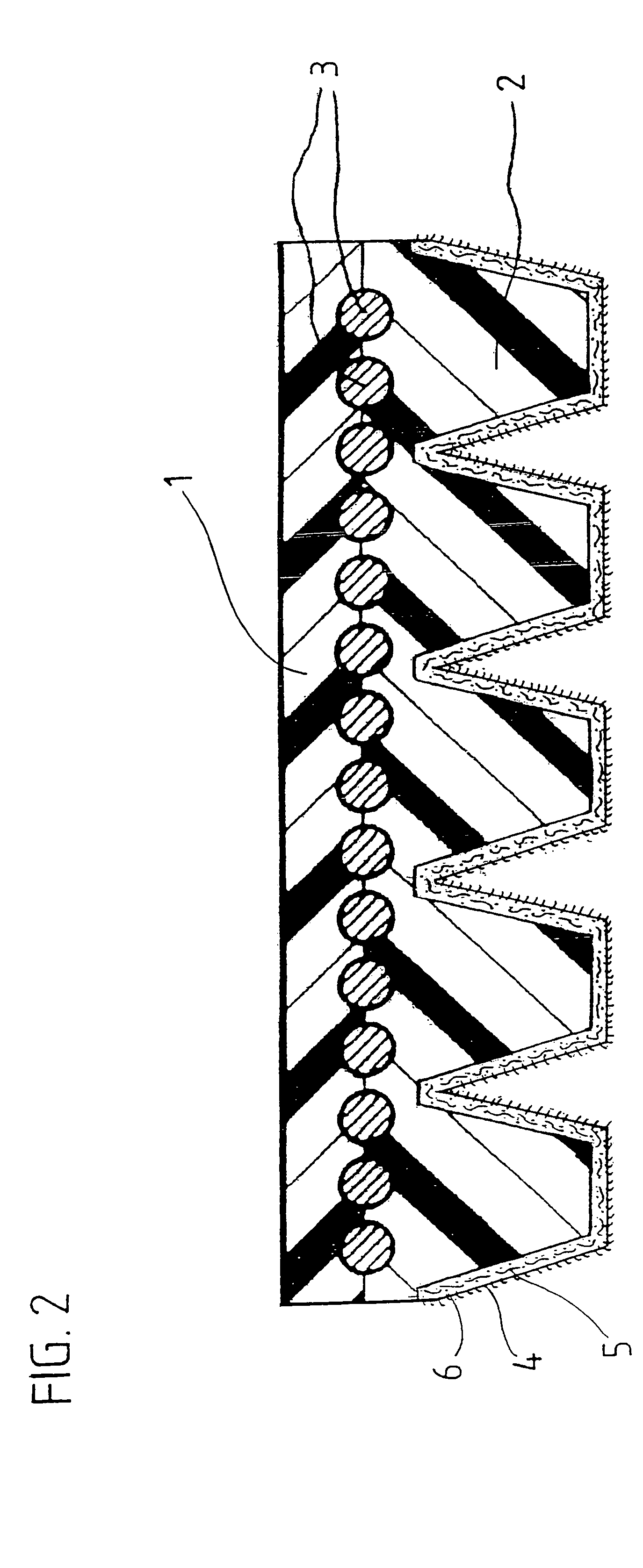 Ribbed V-belt and method of making the same