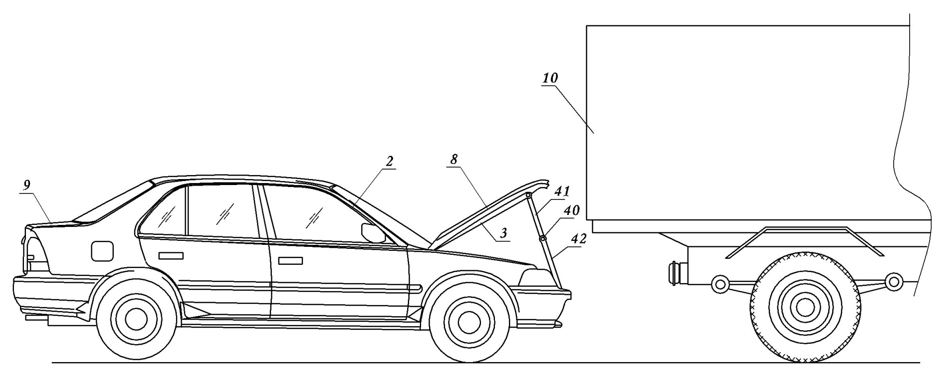 Car rear-end collision prevention method and car rear-end collision prevention device