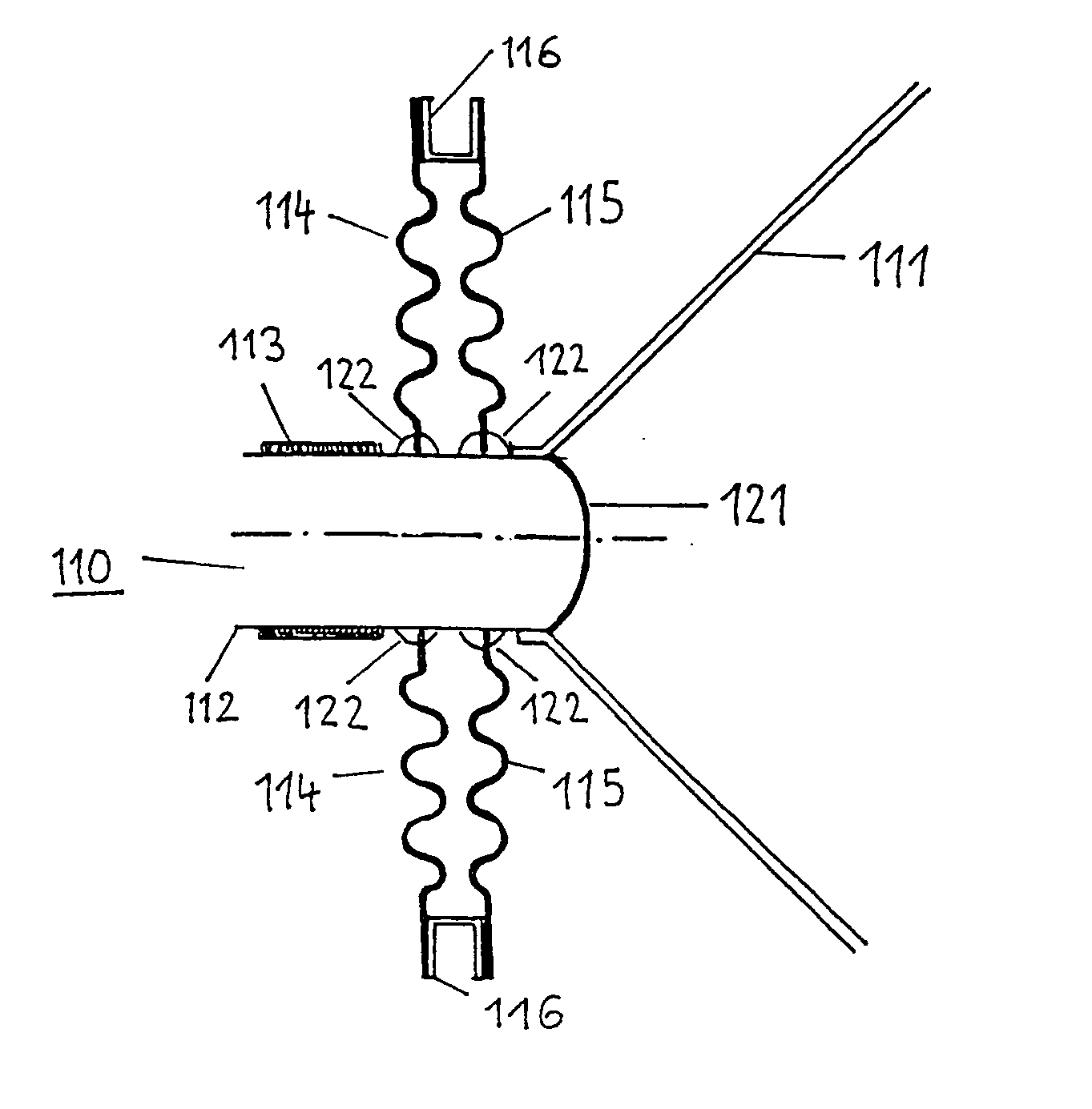 Loudspeaker with a double spider centering system
