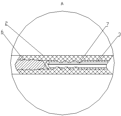 Multicavity drainage apparatus capable of moving under skin