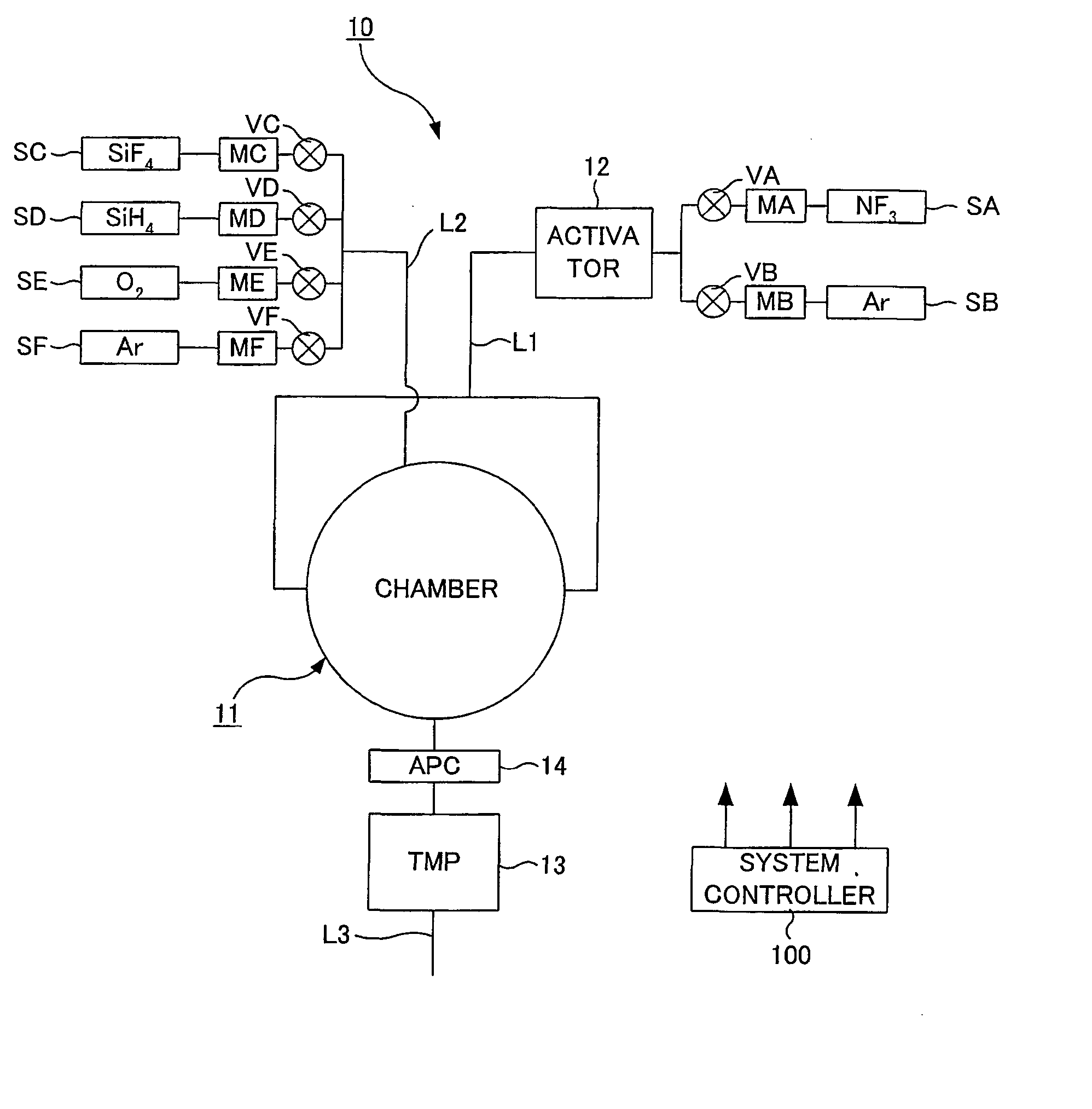 Processing apparatus and cleaning method