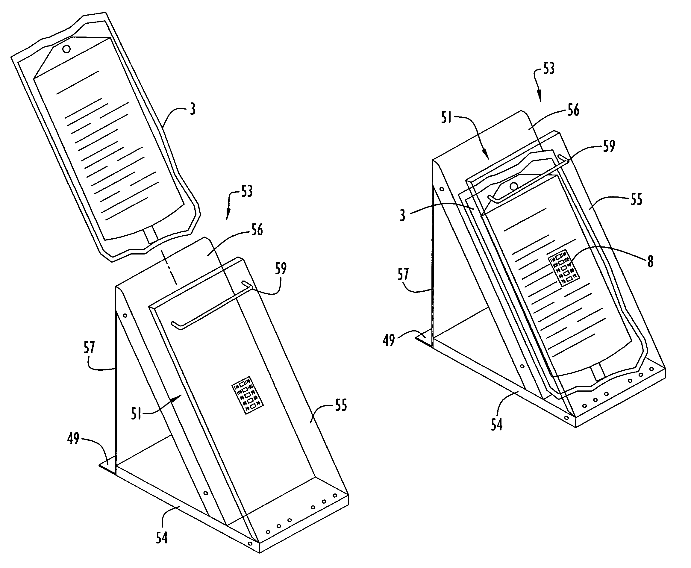 Method and apparatus for monitoring temperature of intravenously delivered fluids and other medical items