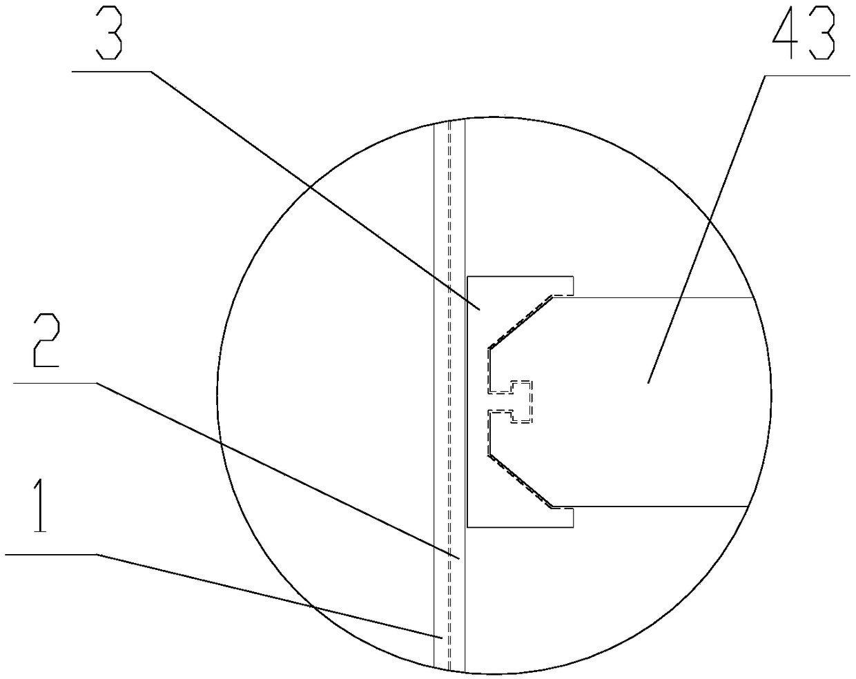 Limiting structure and pneumatic executing mechanism with same