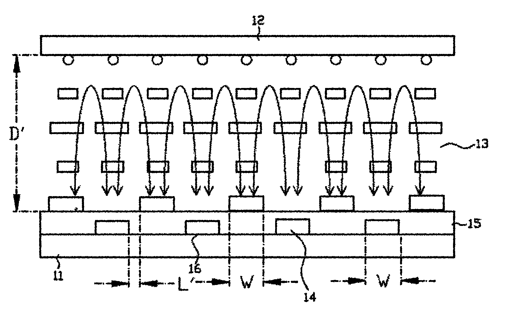 Edge electric filed switching type liquid crystal display device