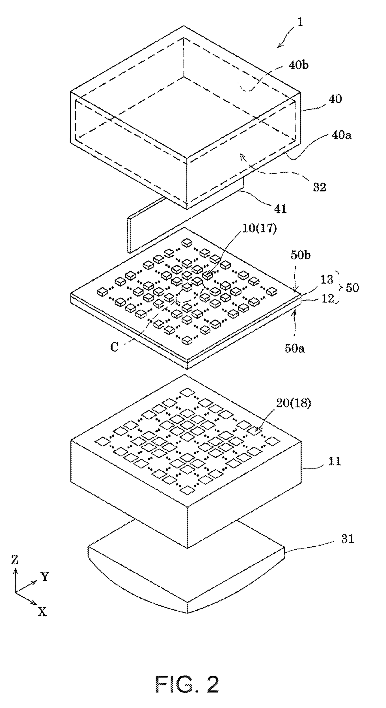 Ultrasound sensor and method of manufacturing thereof