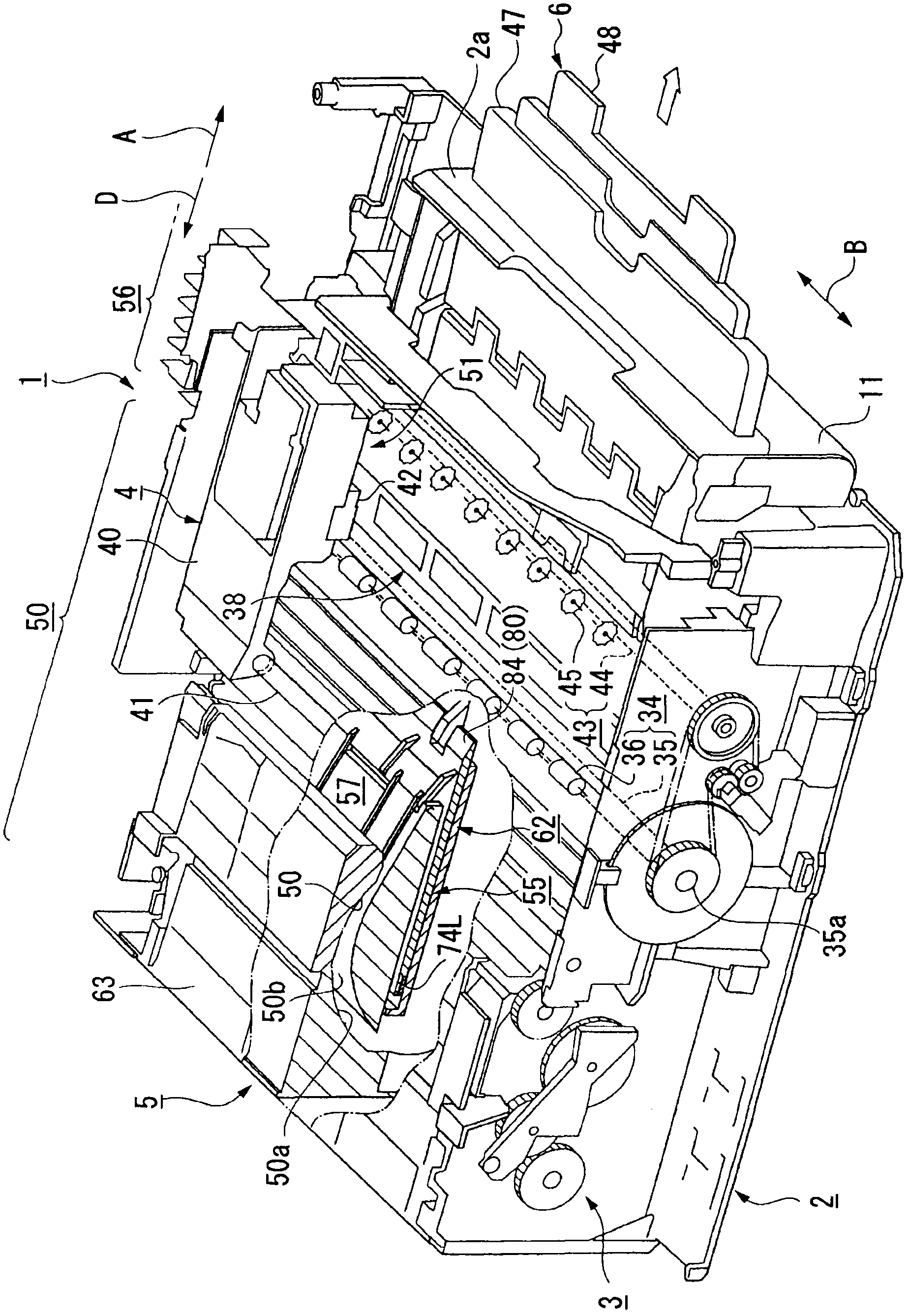 Recording apparatus and driving control method thereof