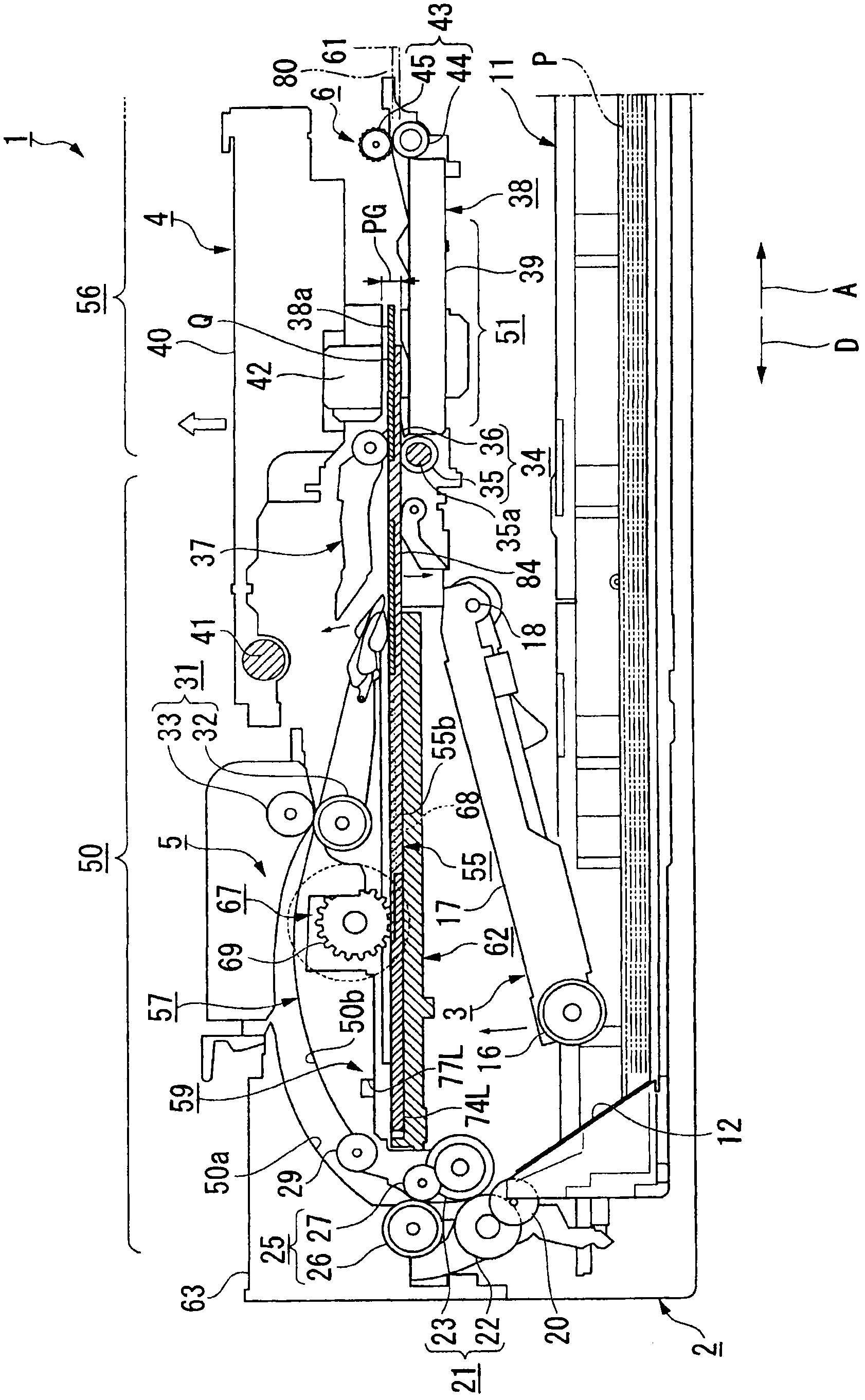 Recording apparatus and driving control method thereof