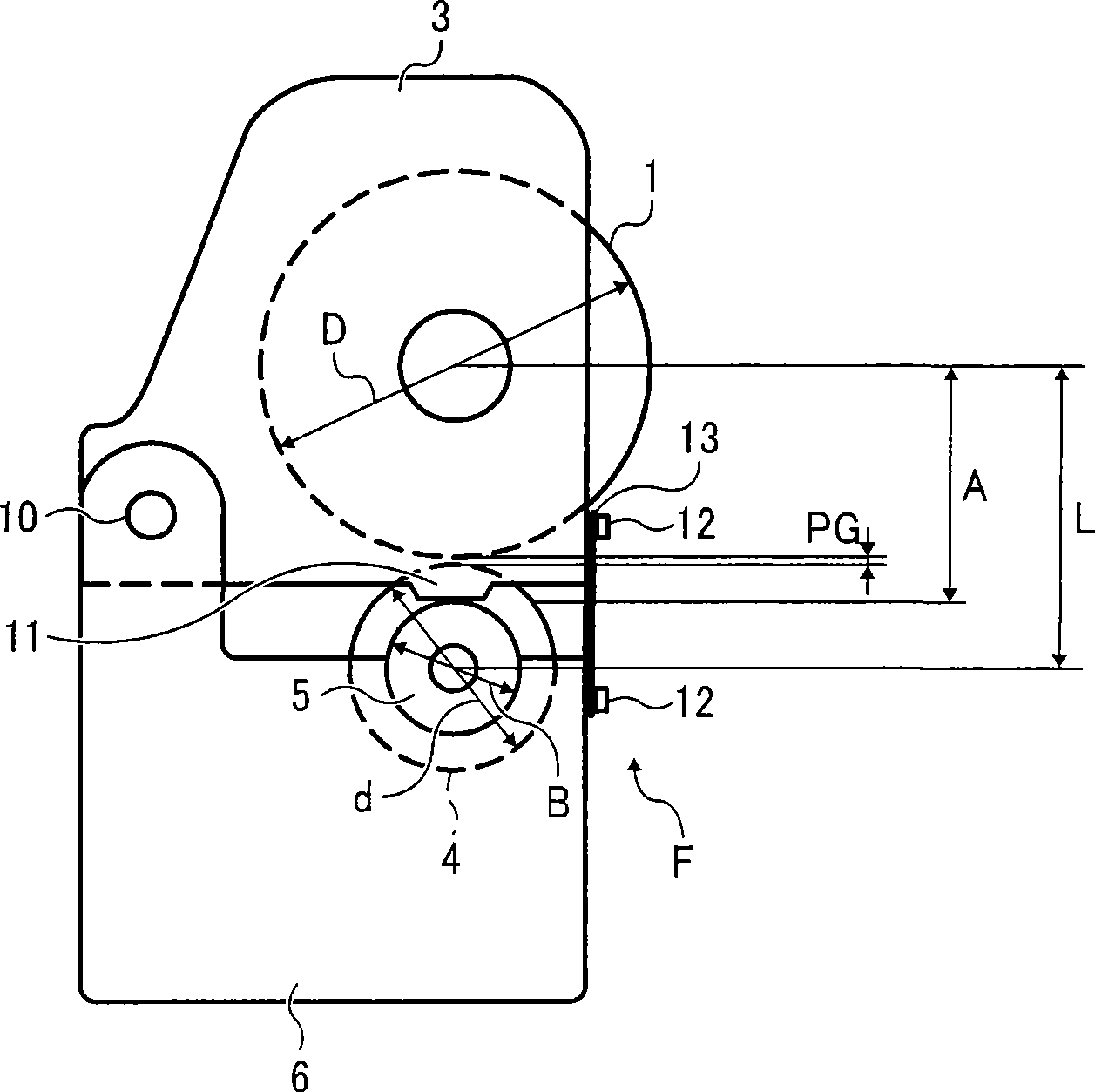 Imaging unit and image forming apparatus using same