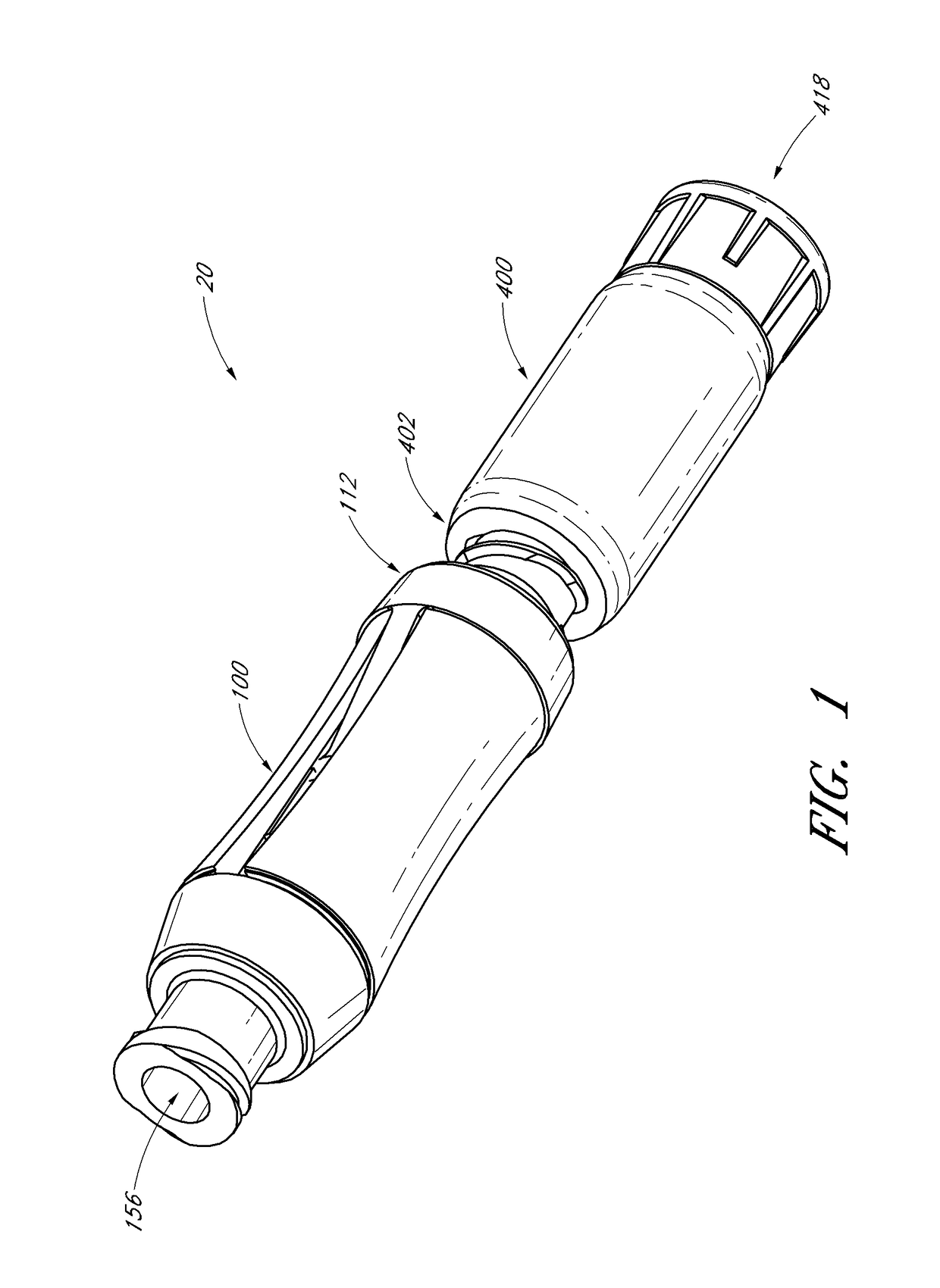 Medical connectors with fluid-resistant mating interfaces