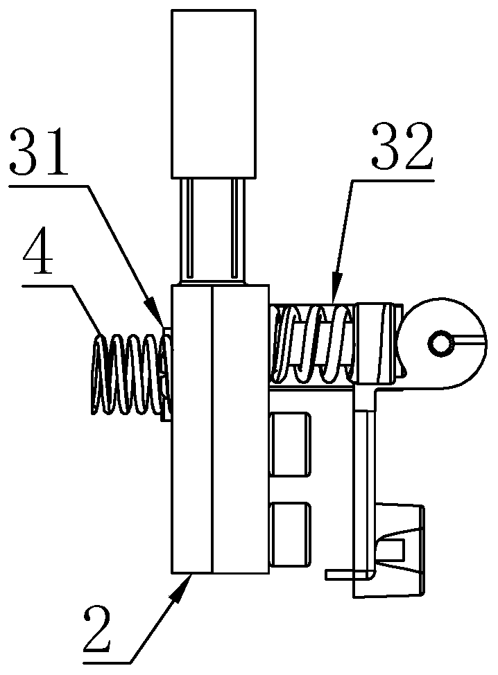 Connector capable of realizing replacement of electric energy meter without interrupting power supply