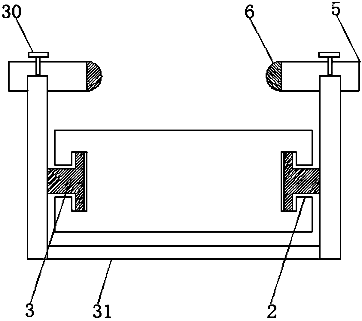 Teflon rod grinding device