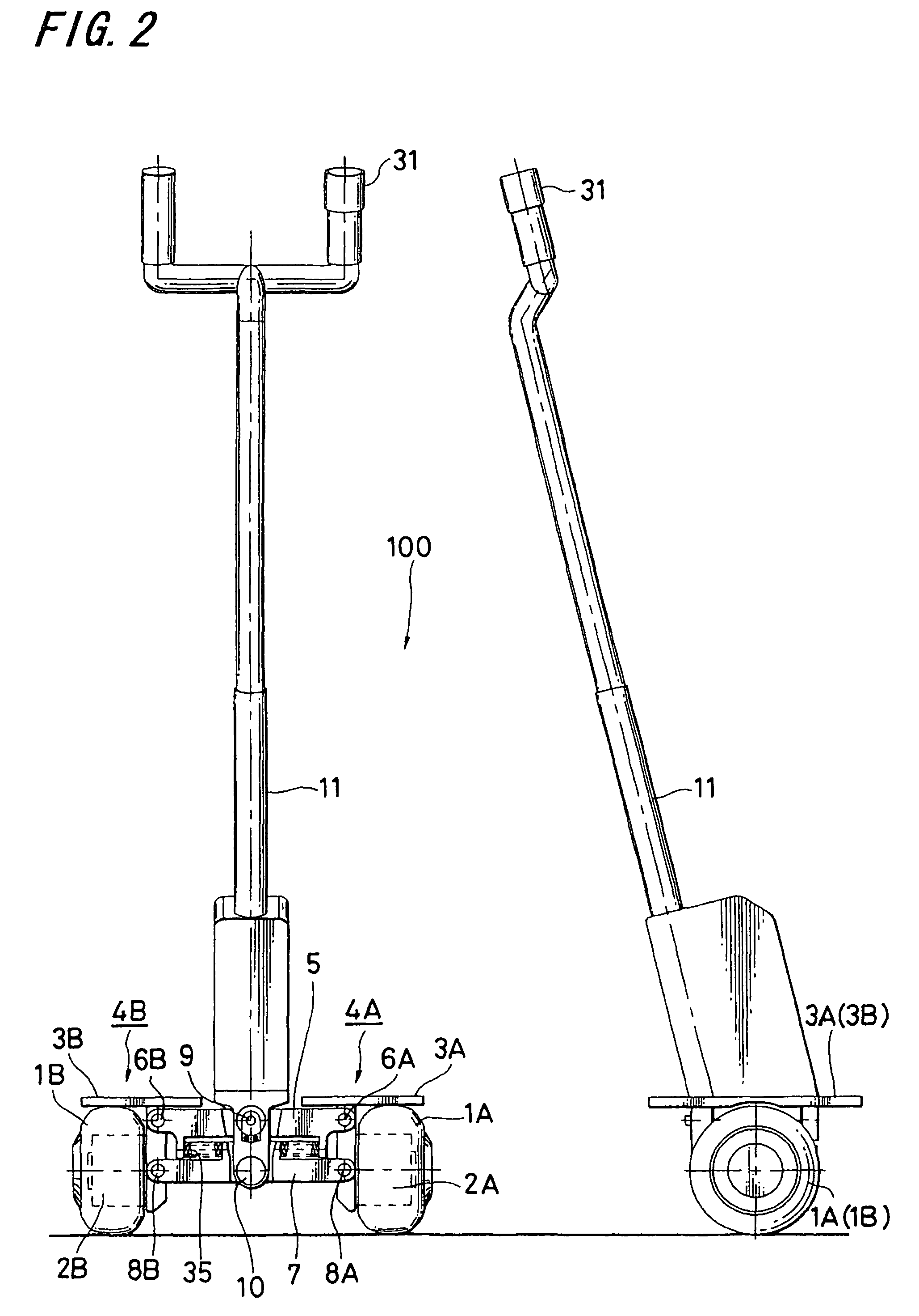 Traveling apparatus and method of controlling the same