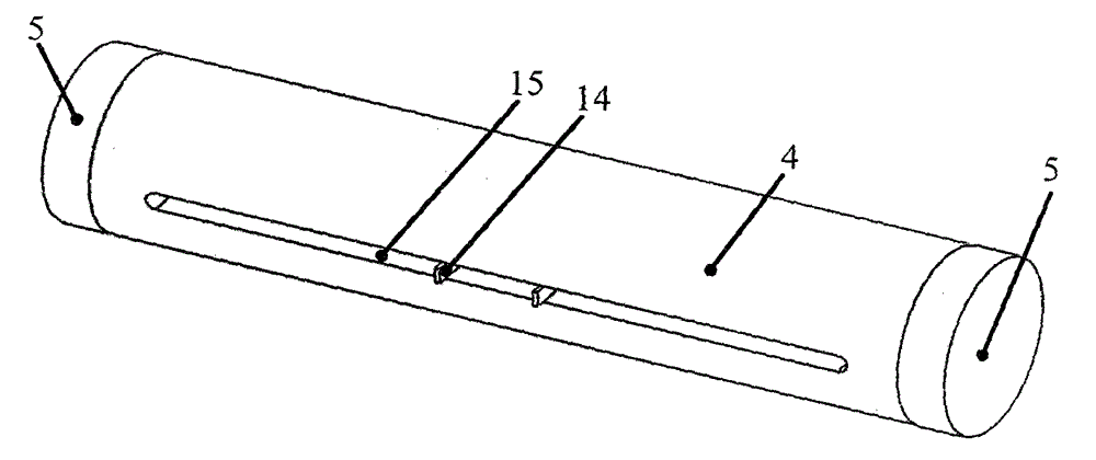 Long permanent magnet pipe centripetal excitation cylindrical confined magnetic field type electromagnetic vibration table magnetic structure based on magnetic field tracking compensation