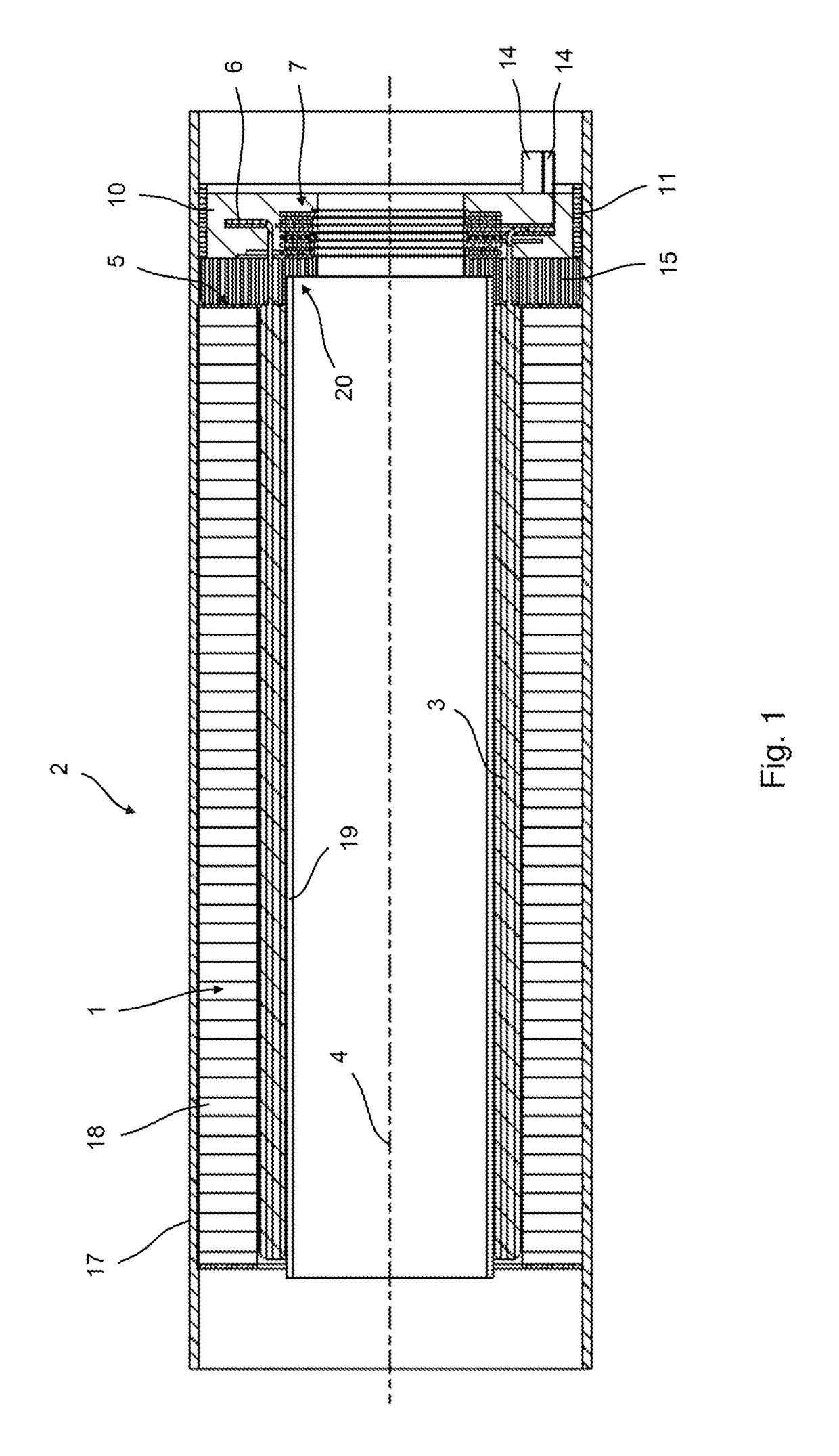 Stator for a high-temperature electric motor and electric motor