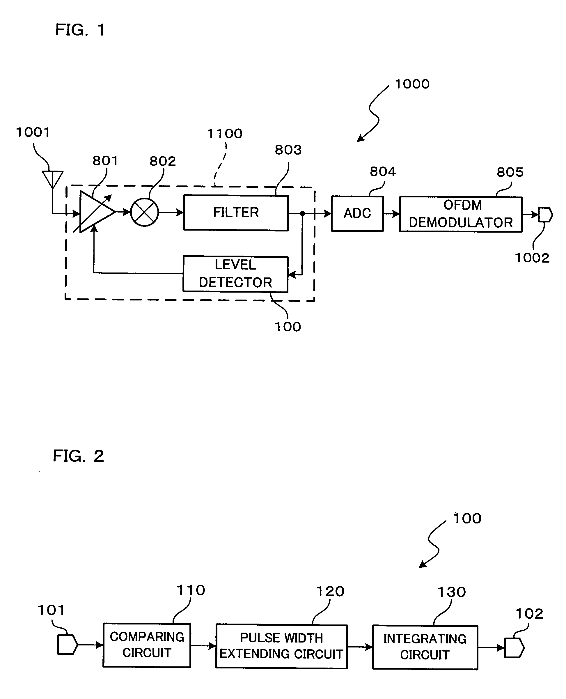 Level detector, communication apparatus, and tuner