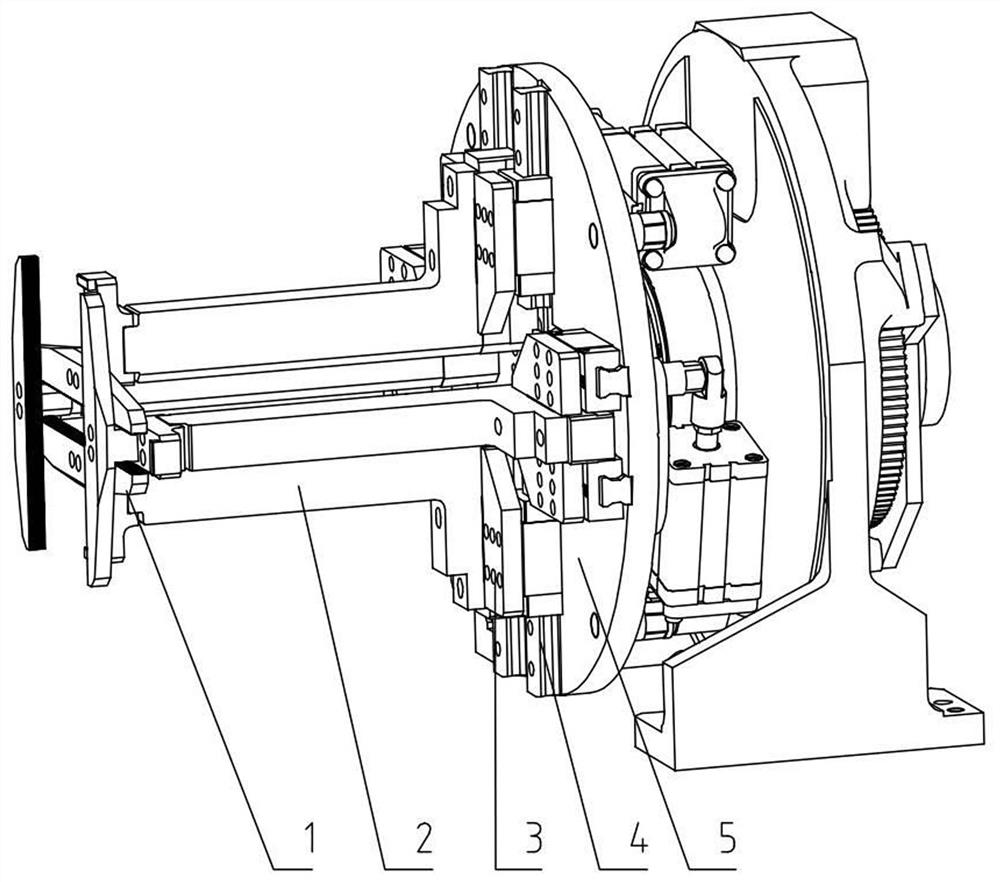 Heavy-load pneumatic chuck for laser pipe cutting machine