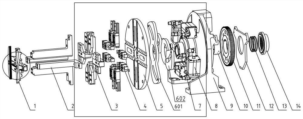 Heavy-load pneumatic chuck for laser pipe cutting machine