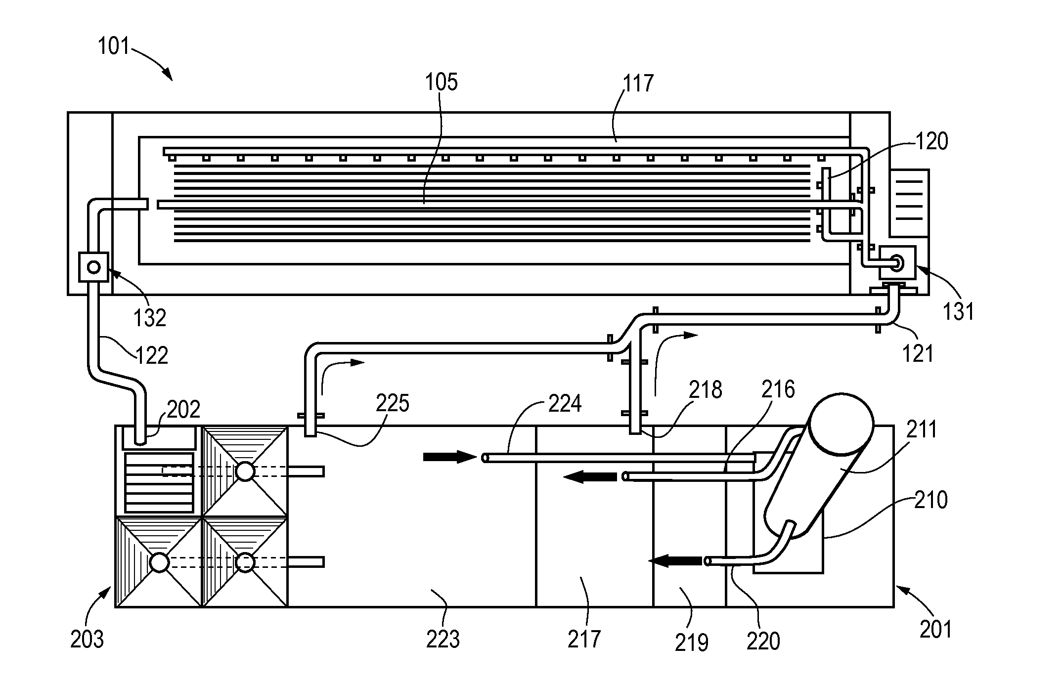 Method and system for removing hydrocarbon deposits from heat exchanger tube bundles