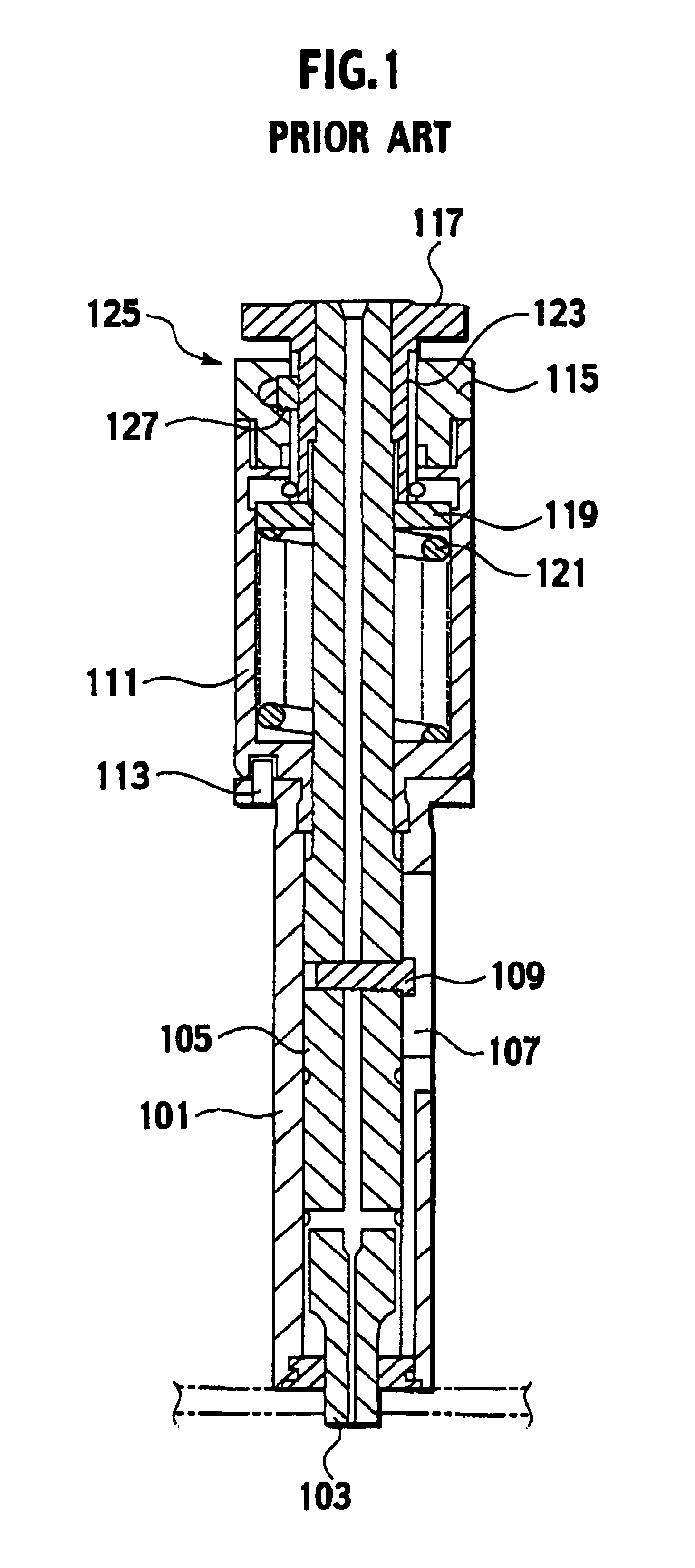 Upper tool device and punch therefor