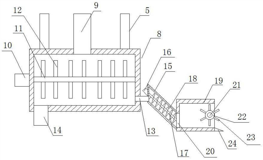 Continuous and efficient soil remediation device