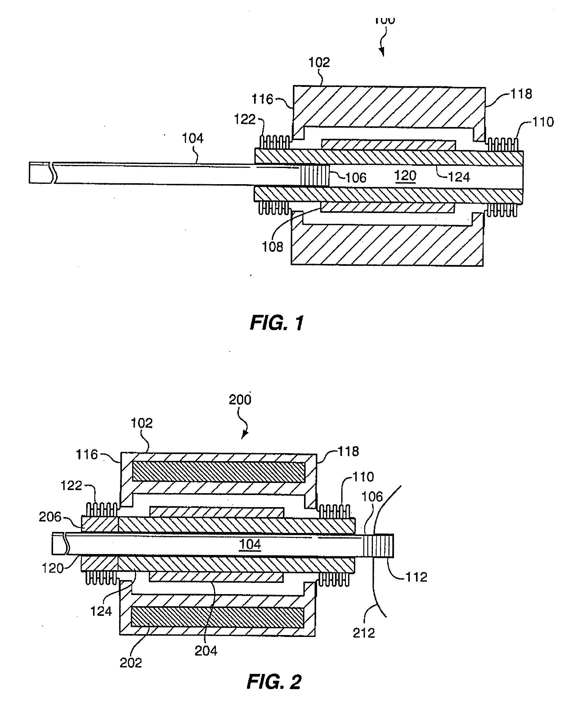 Implantable hearing aid transducer with advanceable actuator to faciliate coupling with the auditory system