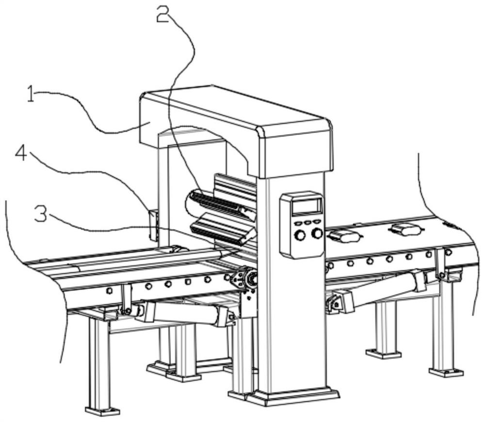 A quick cutting device for packaging production