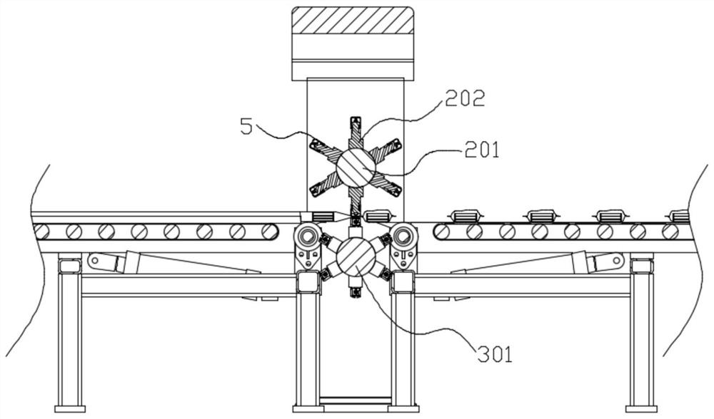 A quick cutting device for packaging production