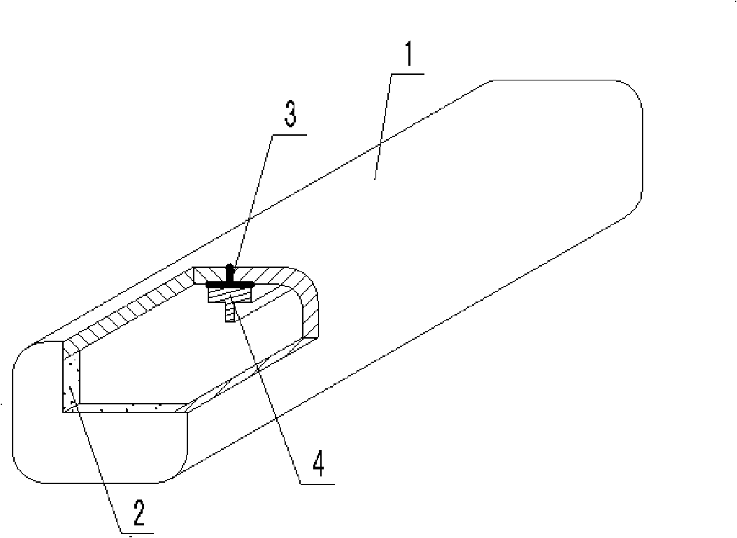 Enclosed hollow tube element