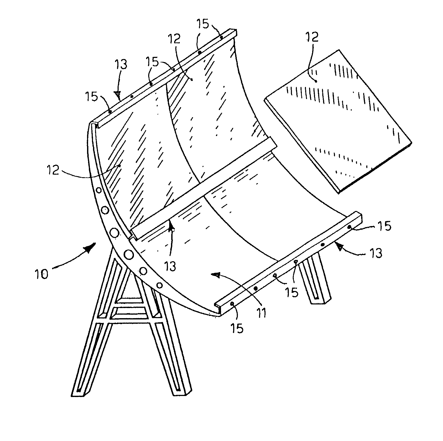 Support structure for solar plants and method for mounting