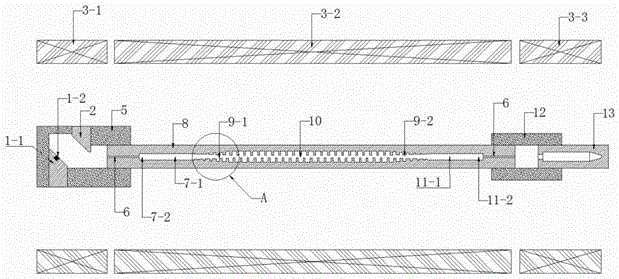 Spiral-band-shaped electron beam cold cathode radiation source