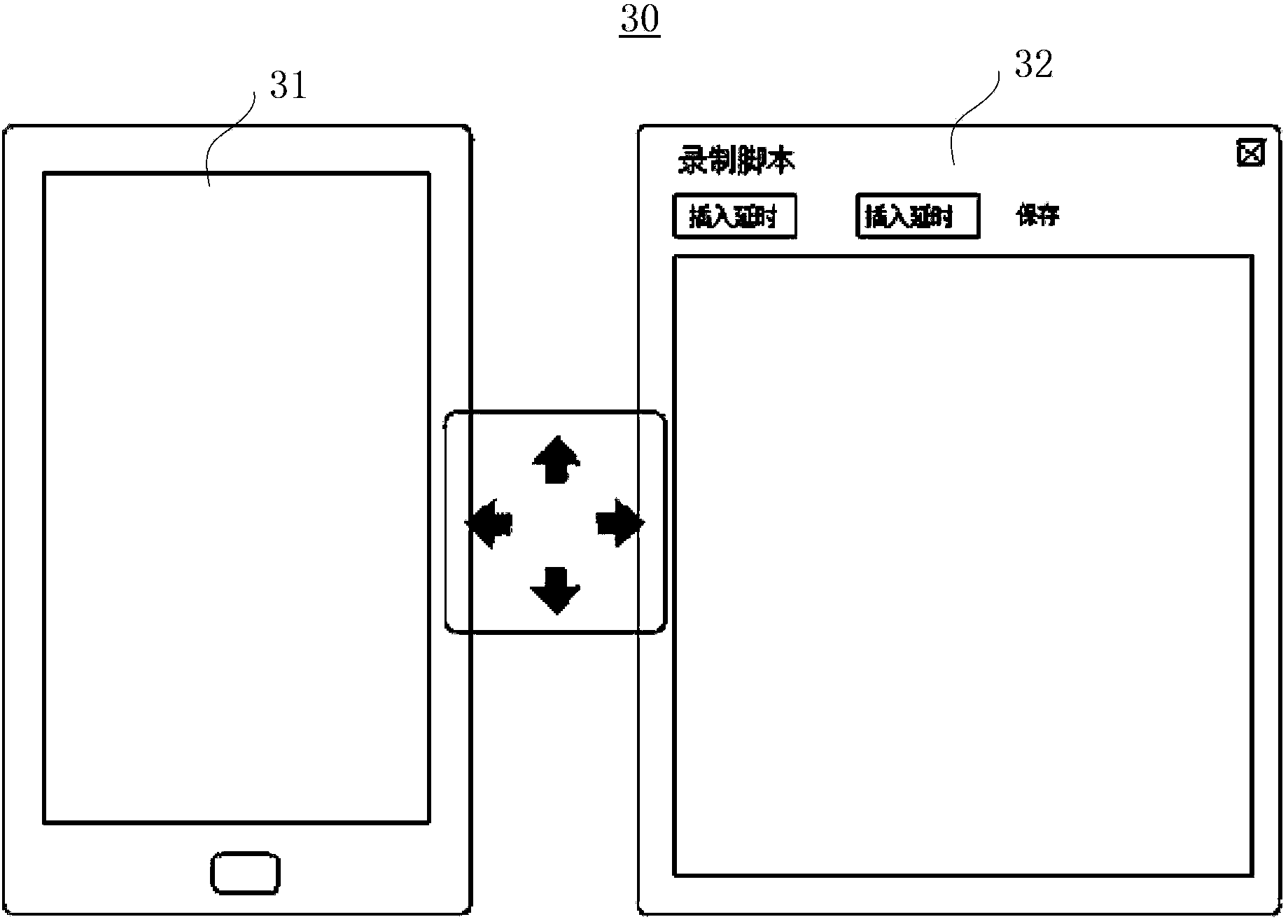 System and method for realizing user interface interaction through remotely controlling data terminal
