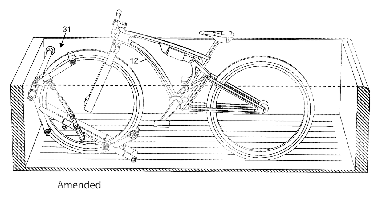 Bike rack for truck beds trailers and vehicles