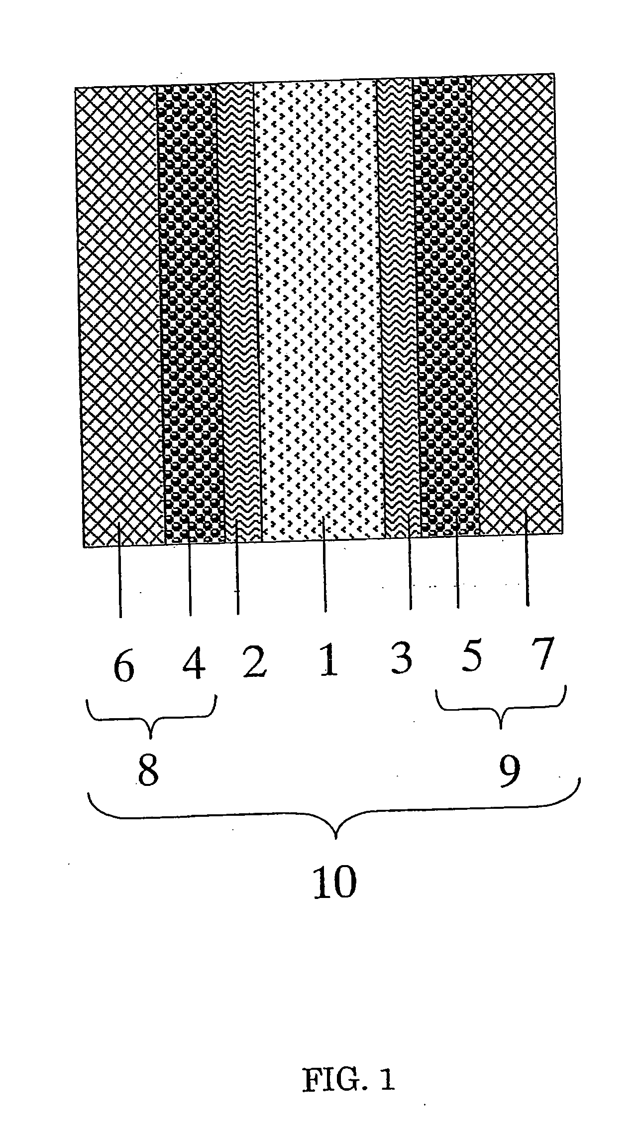 Proton conducting polymer film and method for production thereof
