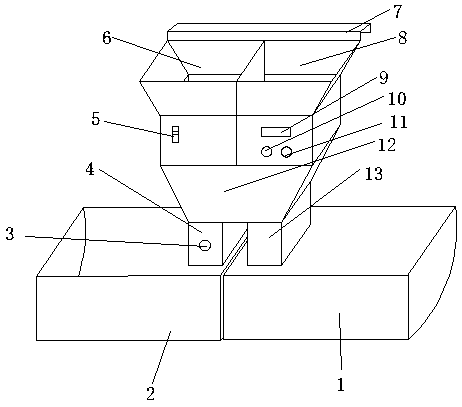 Intelligent dry-wet pig trough