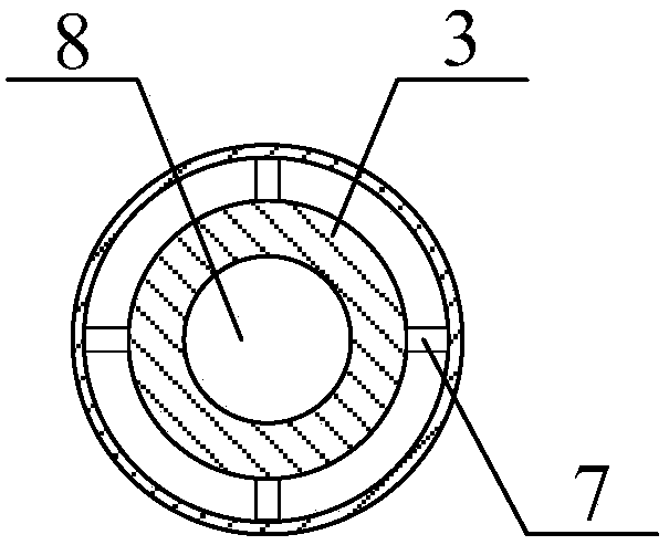 Small-size coal-fired boiler flue gas dedusting device