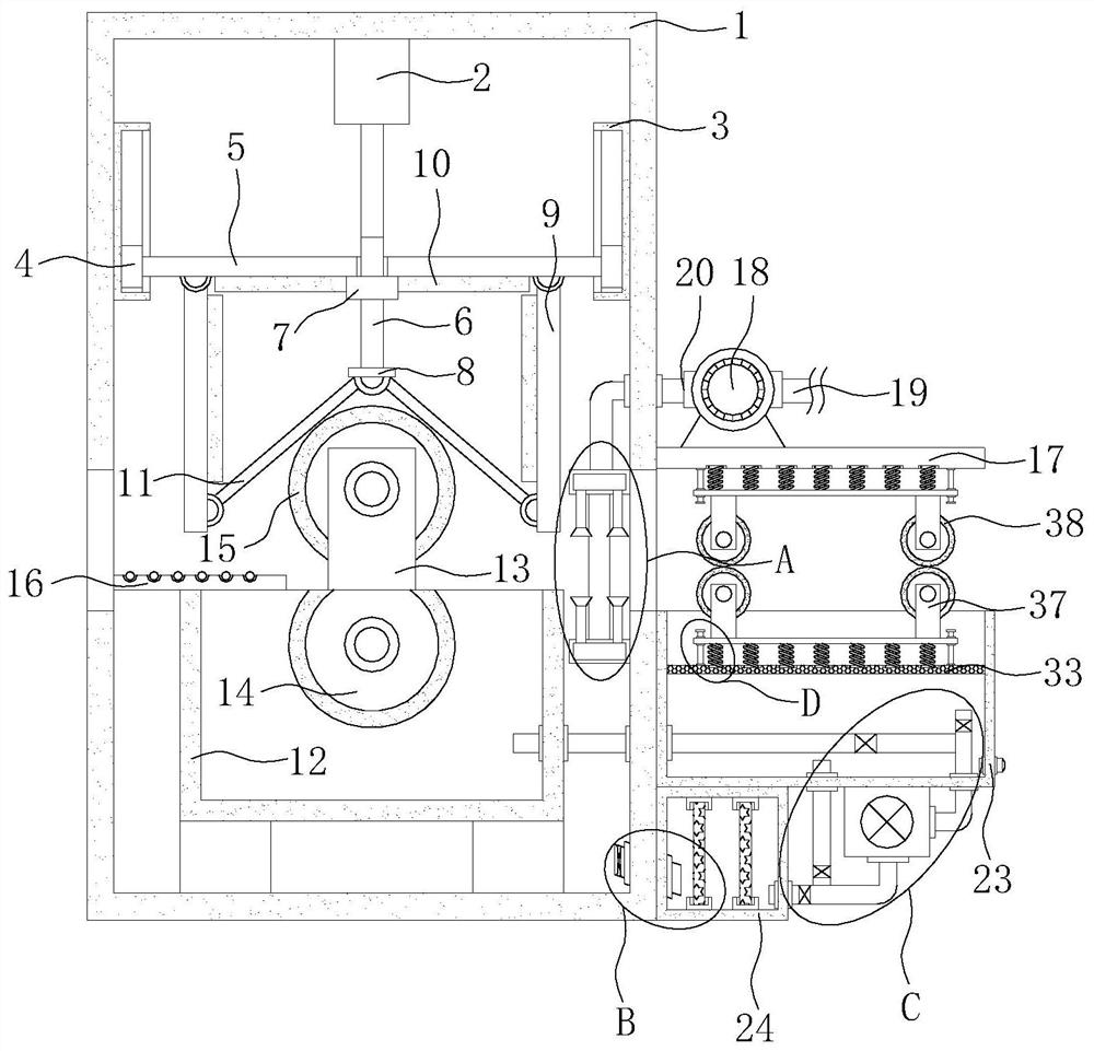 Coating recycling device for roll coater