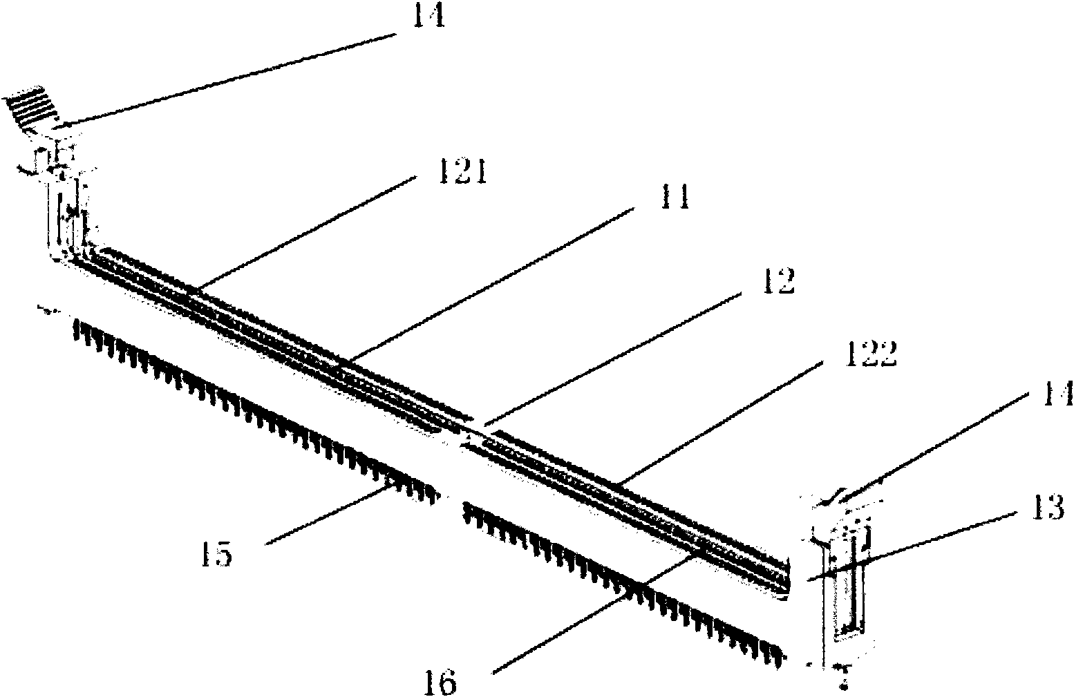Memory fastening device, computer mainboard and computer