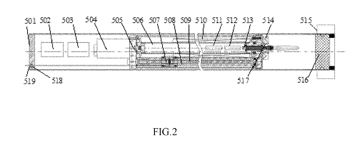 Logging-while-drilling optical fiber communication device