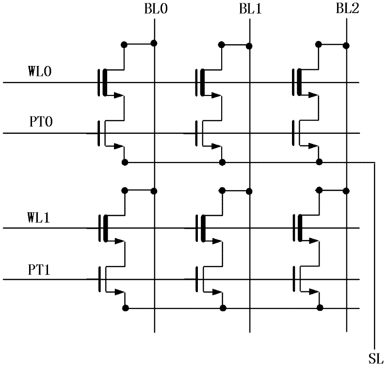 Negative voltage level conversion circuit for flash memories