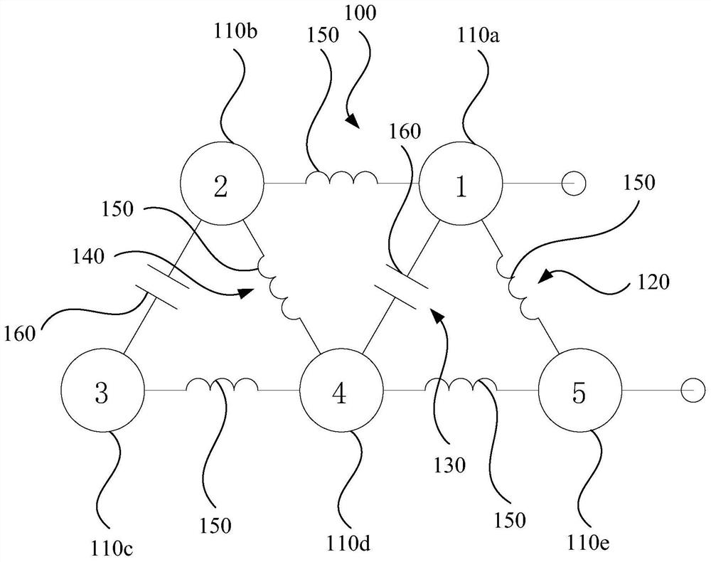 Metal filter, filtering loop module and coupling amount adjusting method