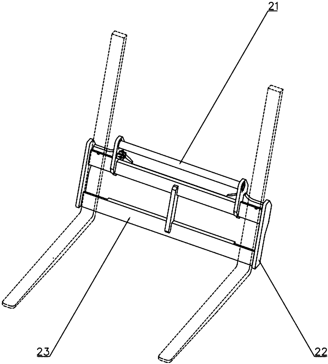 Carrying accessory special for 20-foot container