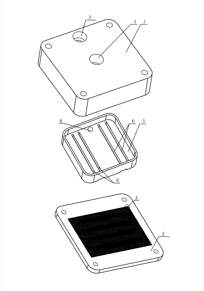 Multi-runner water-cooling device for computer CPU (central processing unit)