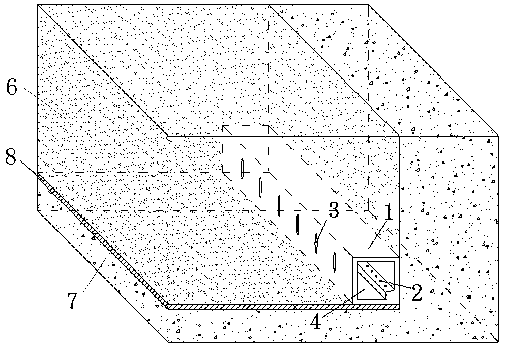 Asphalt pavement layer drainage device based on capillary principle and construction method thereof